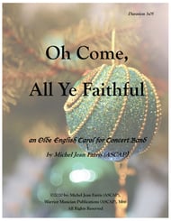 O Come, All Ye Faithful Concert Band sheet music cover Thumbnail